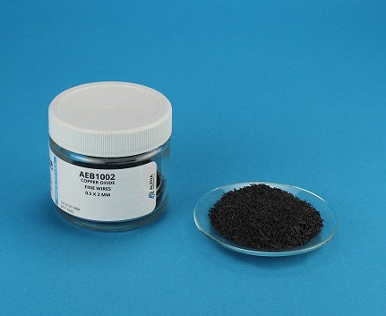 Copper Oxide, Fine Wires - Alpha Resources part AEB1002-500 (replaces Costech 011003)