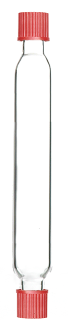 Absorption trap for water complete (glass part, o-rings and end caps) - Alpha Resources part AEC1139 (replaces Gerhardt 14-0061)