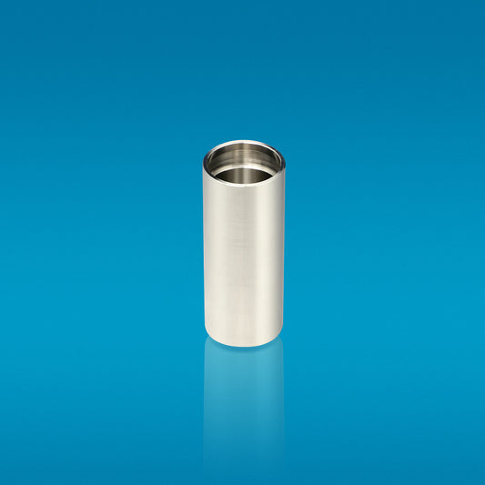 Ash Crucible, Stainless Steel - Alpha Resources part AEC3065 (replaces Elementar 200004619)