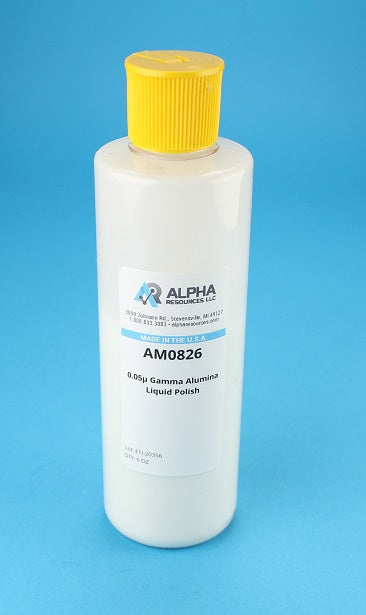 Gamma Alumina Suspension, 0.05 Micron - Alpha Resources part AM0826 (replaces LECO 810-826)