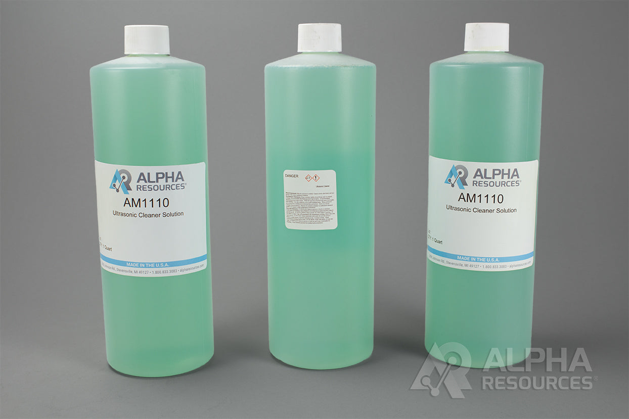 Ultrasonic Cleaner Solution - Alpha Resources part AM1110 (replaces LECO 810-697)
