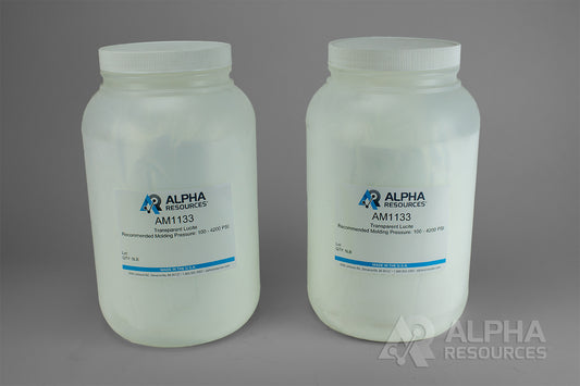 Transparent Lucite Molding Powder - Alpha Resources part AM1133 (replaces LECO 811-133)