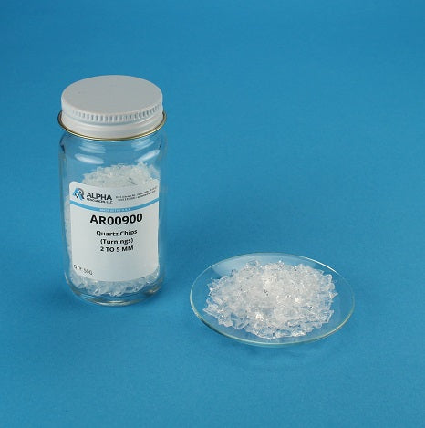 Quartz Chips (Turnings), 2 To 5mm - Alpha Resources part AR00900 (replaces Elementar 200007521)