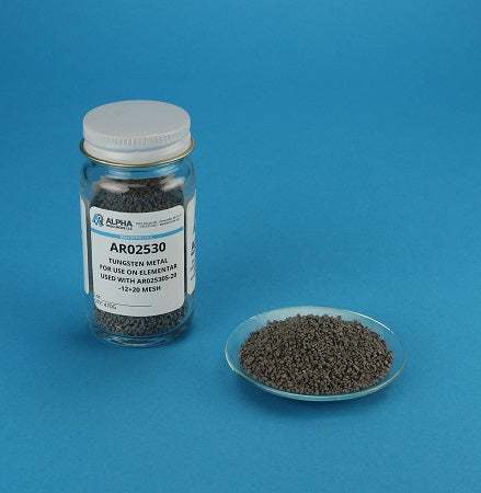 Tungsten Metal Used With Elementar Analyzers (Used With AR02530S Spacers) - Alpha Resources part AR02530 (replaces Elementar 200010974)