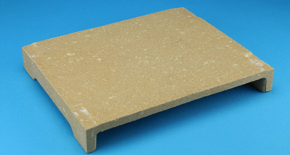 Alpha Crucible Plate (H= 1", L= 8.5", W= 7") - Alpha Resources part AR028 (replaces LECO 781-273)