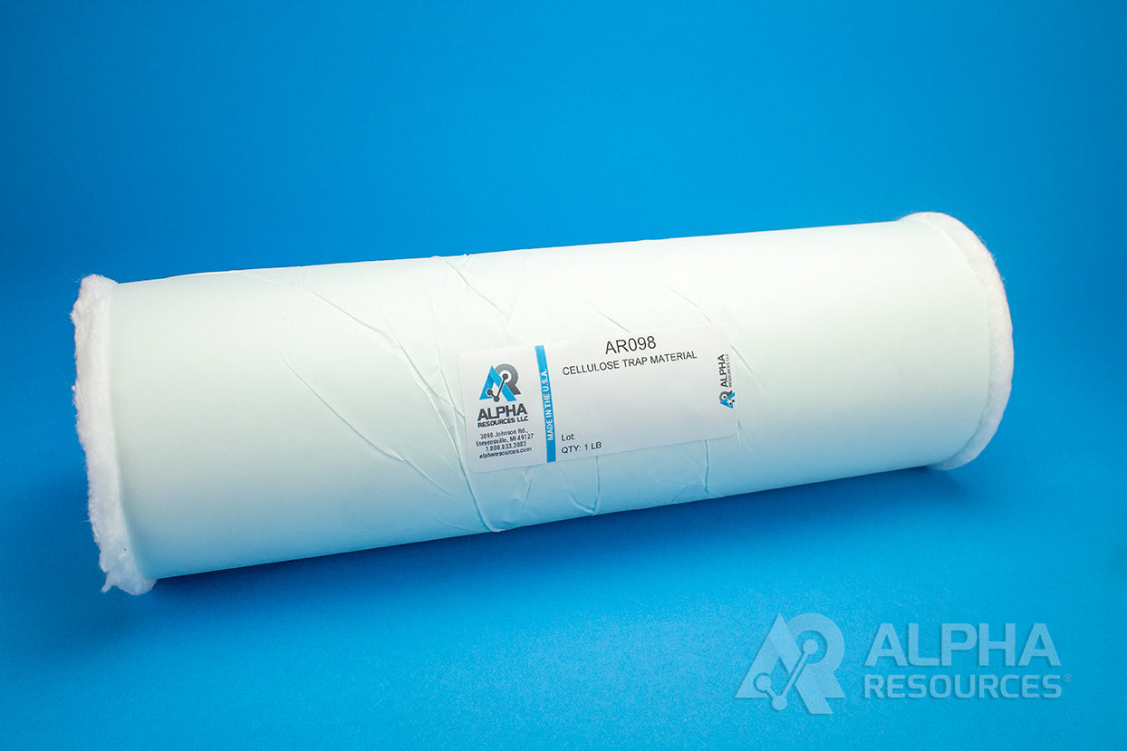 Cellulose Trap Material - Alpha Resources part AR098 (replaces LECO 764-098)