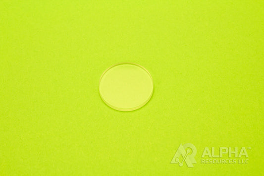 Bruker Q8 Quartz Window (OD: 22mm x 2.1mm thick) - Alpha Resources part AR100250 (replaces Bruker Q100250)