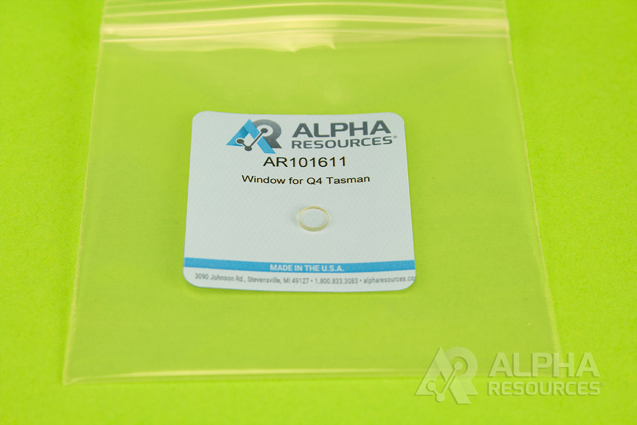 Window for Q4 Tasman - Alpha Resources part AR101611 (replaces Bruker 101611)