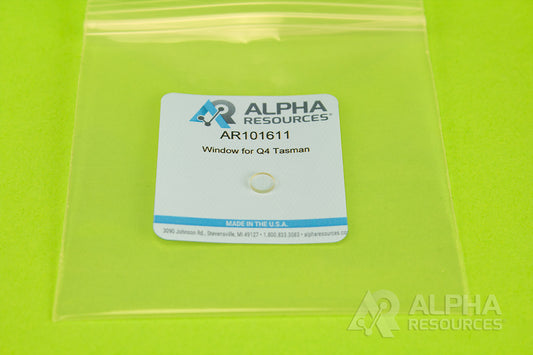 Window for Q4 Tasman - Alpha Resources part AR101611 (replaces Bruker 101611)