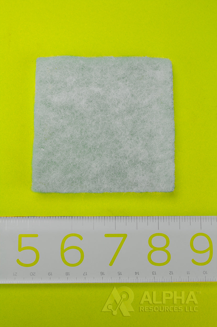 Polyester Air Filter (3.25 x 3.25 sq pads) - Alpha Resources part AR101665 (replaces Bruker Q101665)