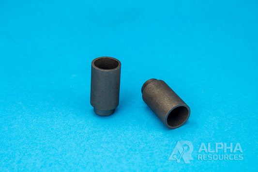 Graphite Crucible for Bruker, Hydrogen in Aluminum (H= 23.5mm, OD= 13mm) - Alpha Resources part AR104654 (replaces Bruker Q104654)