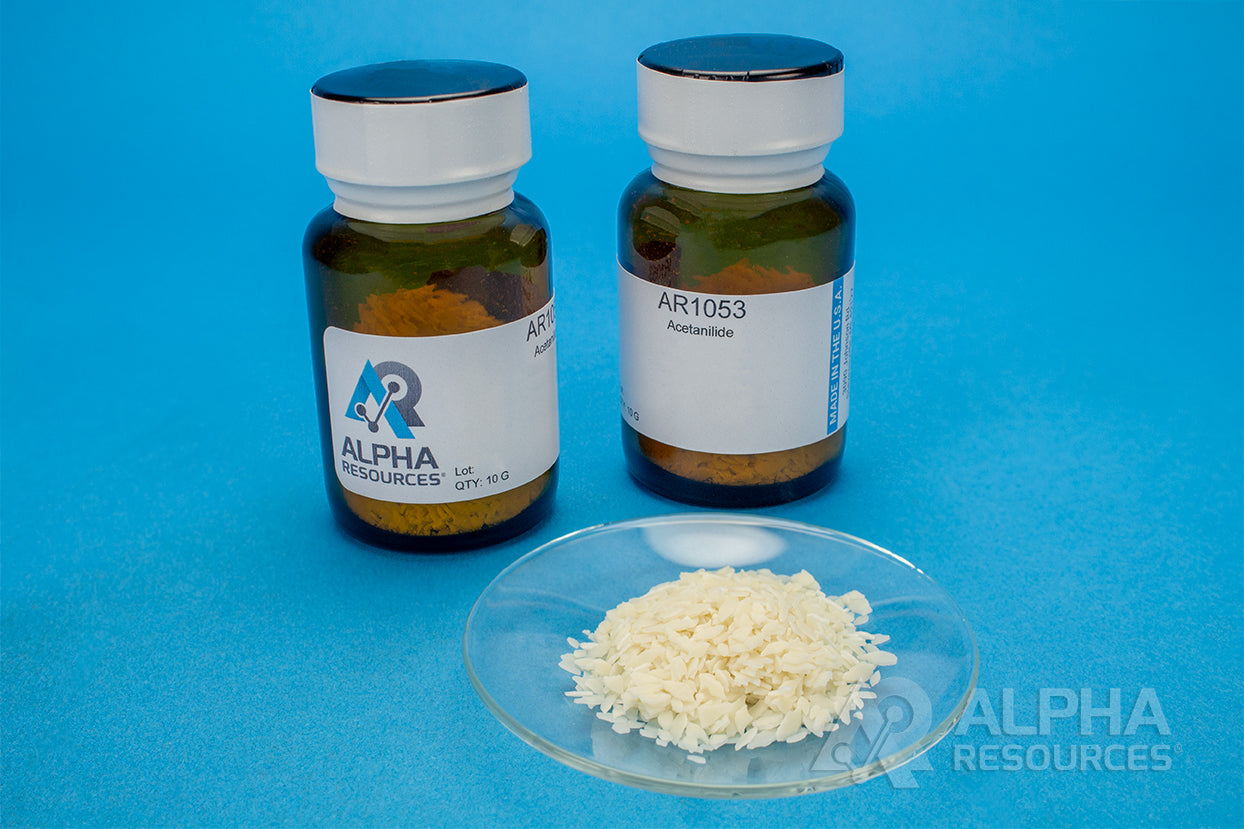 Acetanilide (C= 71.09%, H= 6.71%, N= 10.36%, O= 11.84%) - Alpha Resources part AR1053 (replaces LECO 501-053 502-695)