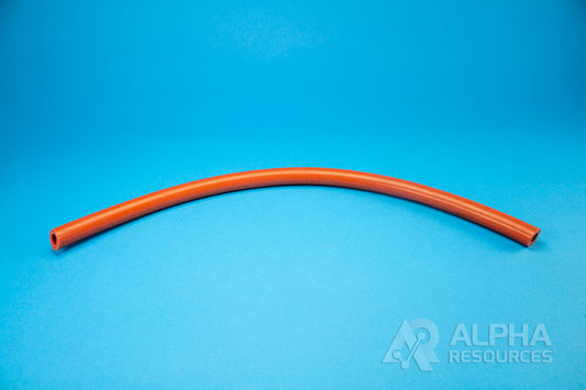 Red Silicone Tubing, ID: 3/8", L: 30" - Alpha Resources part AR110-30 (replaces LECO 501-110-030)