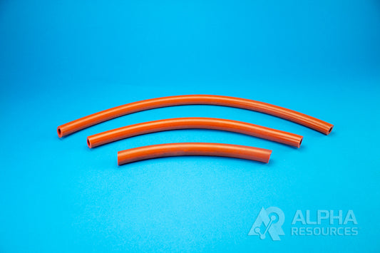Red Silicone Tubing, (ID: 0.370", OD: 0.650" Wall: 0.140") - Alpha Resources part AR110 (replaces LECO 501-110)