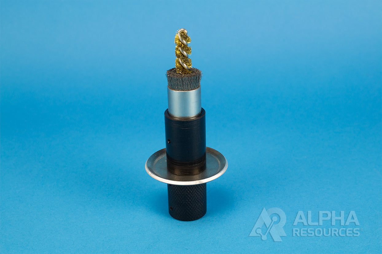 Upper Electrode Cleaning Brush - Alpha Resources part AR11186 (replaces LECO 625-711-186)