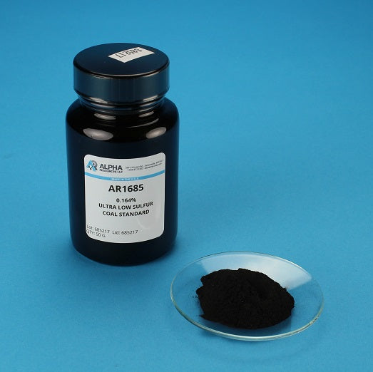 Ultra Low Sulfur in Coal CRM (S=0.146%) - Alpha Resources part AR1685