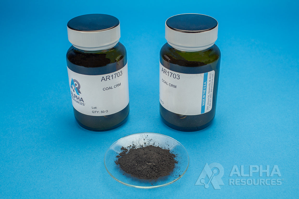 Sulfur in Coal CRM (S=0.83%) - Alpha Resources part AR1703 (replaces LECO 501-015)