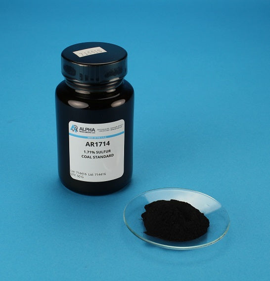Sulfur in Coal CRM (S=1.71%) - Alpha Resources part AR1714