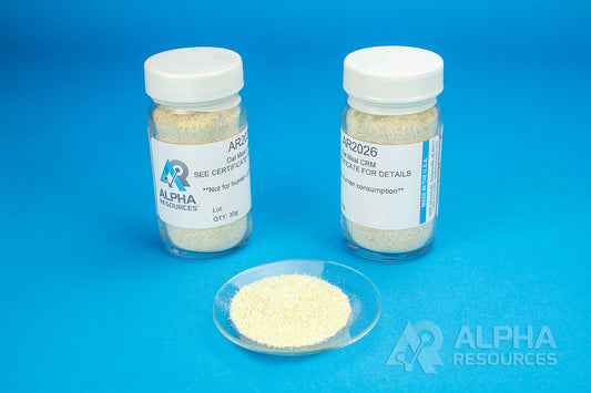 Oat Meal Organic Analytical Standard (C=46.2%, N=2.14%, S=0.18%) - Alpha Resources part AR2026 (replaces LECO 502-276)