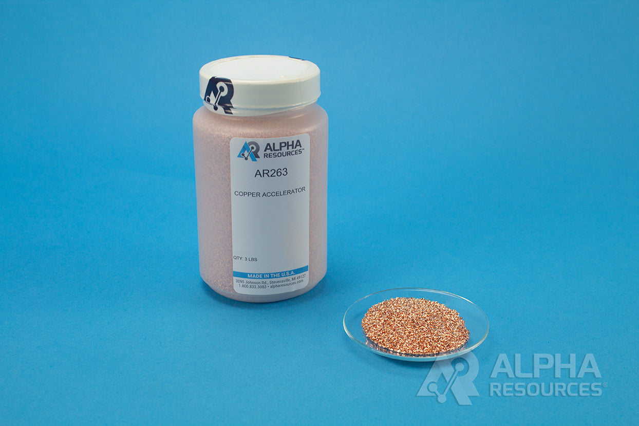 Copper Metal Accelerator (30 mesh) - Alpha Resources part AR263 (replaces LECO 501-263)