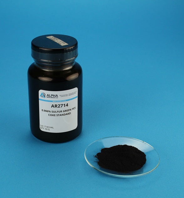 Sulfur in Green Petroleum Coke CRM (S=0.88%) - Alpha Resources part AR2714