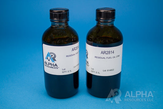 Sulfur in Residual Fuel Oil CRM (S=1.08%) - Alpha Resources part AR2814 (replaces LECO 501-095)