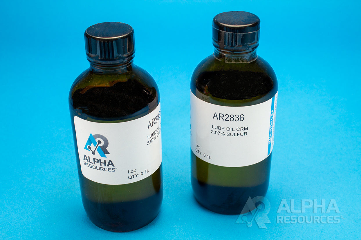 Sulfur in Lube Oil CRM (S=2.07%) - Alpha Resources part AR2836 (replaces LECO 502-422)