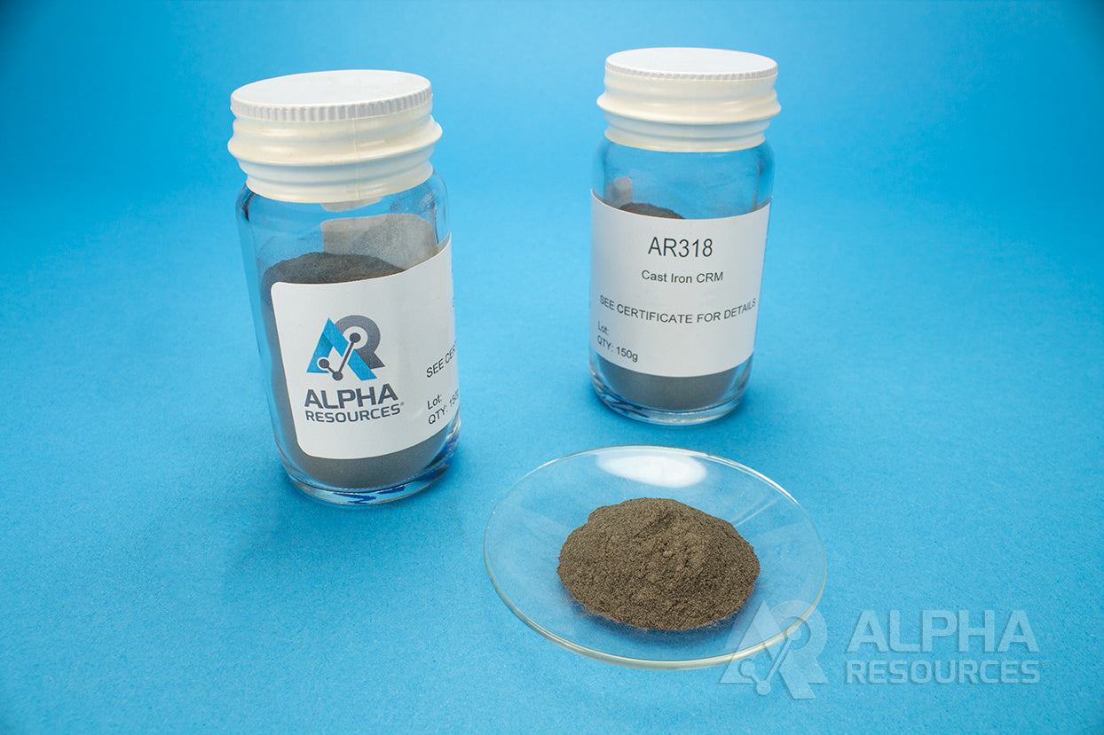 Carbon and Sulfur in Cast Iron CRM (C=2.97% S=0.041%) - Alpha Resources part AR318