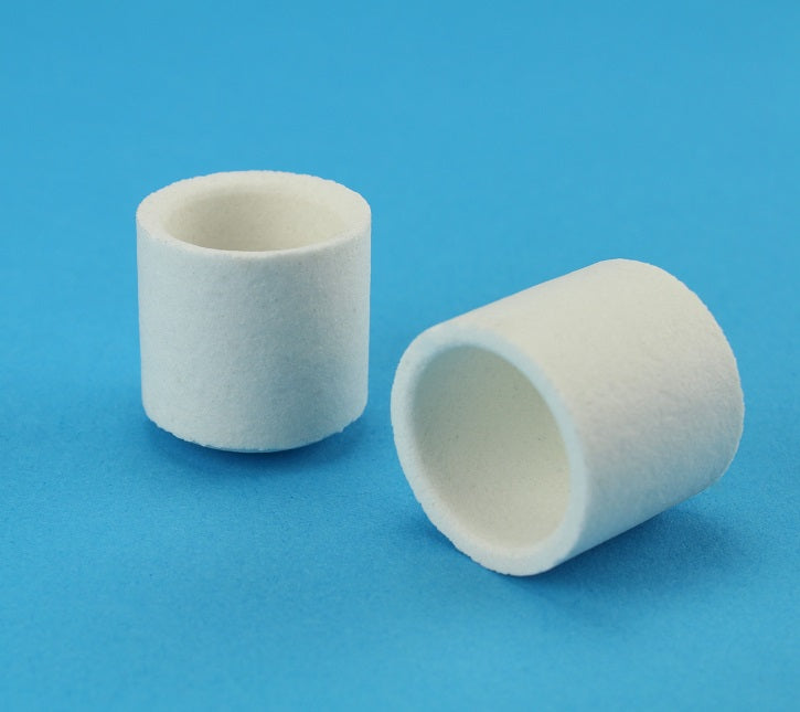 Small Filtering Crucible (Nominal: H=1.05", OD: 1") - Alpha Resources part AR8028 (replaces LECO 528-028)