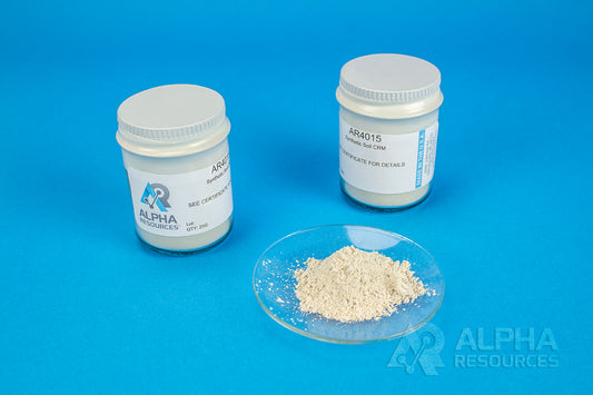 Carbon and Sulfur in Soil CRM (C=1.382% S=0.162%) - Alpha Resources part AR4015 (replaces ELTRA P90817-3004)