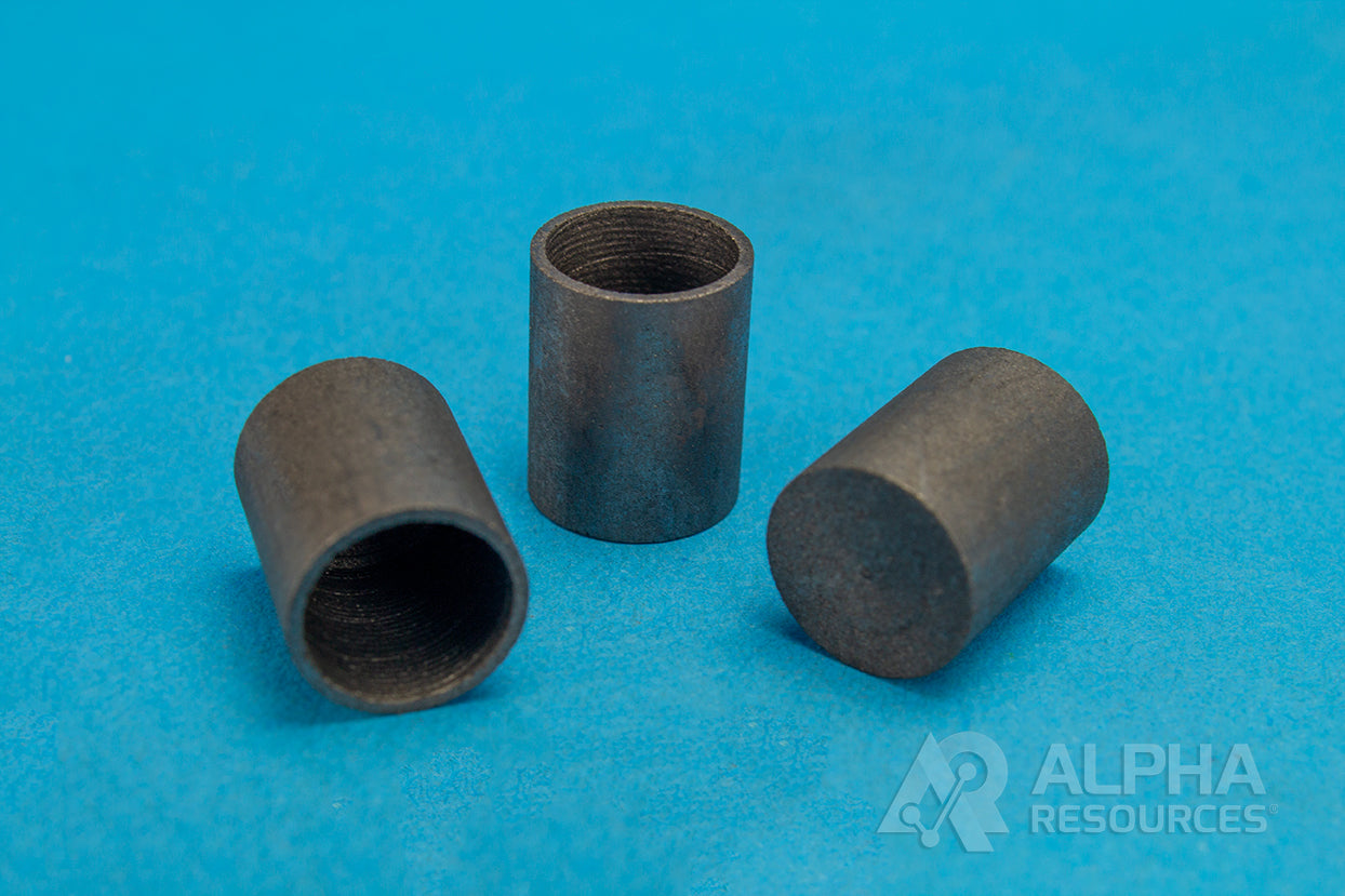 Inner Graphite Crucible (Dimensions: H=0.623" x OD=0.50") - Alpha Resources part AR5431P (replaces LECO 775-892)