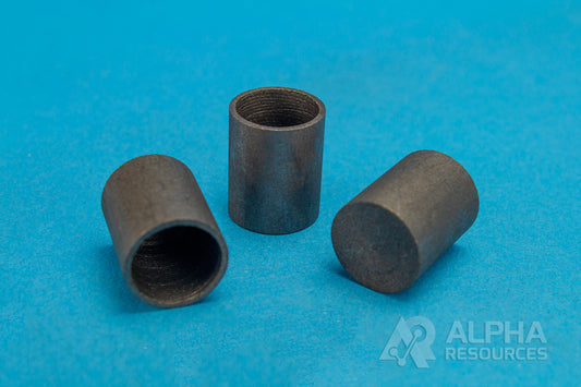 Inner Graphite Crucible (Dimensions: H=0.623" x OD=0.50") - Alpha Resources part AR5431P (replaces LECO 775-892)