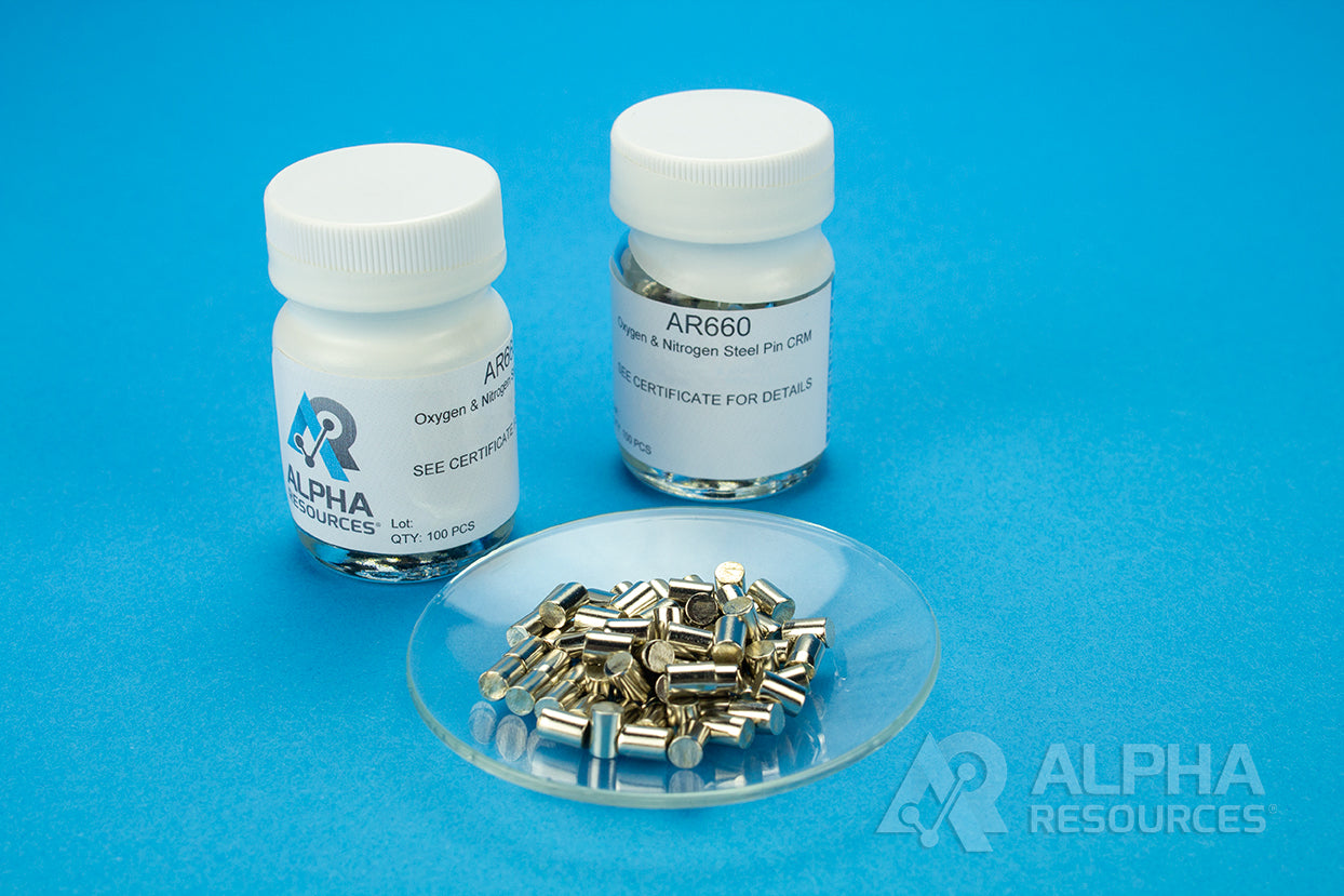 SOLD OUT - Steel Pin CRM (O=0.0030%, N=0.0075%) - 0.5g Pins - Alpha Resources part AR660 (replaces LECO 501-551)