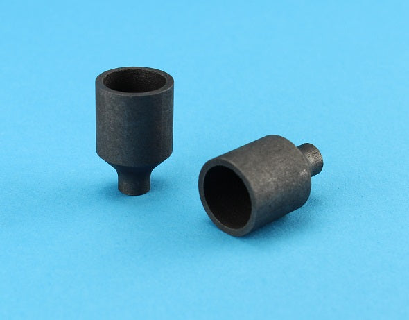 High Temp Graphite Crucible (Dimension: H=0.9606" x OD=0.621") - Alpha Resources part AR720S (replaces LECO 782-720S)