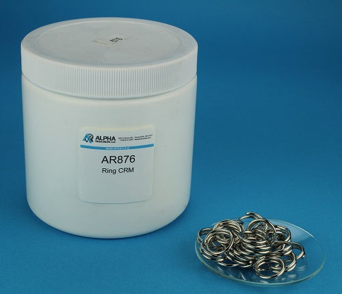 Carbon and Sulfur CRM (C= 0.535% S= 0.0057) - 1g Ring - Alpha Resources part AR876