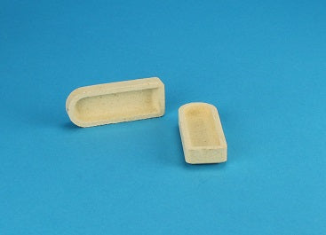 Ceramic Combustion Boat (L=57mm, W=22mm, H=11mm) - Alpha Resources part AR9204 (replaces LECO 529-204)