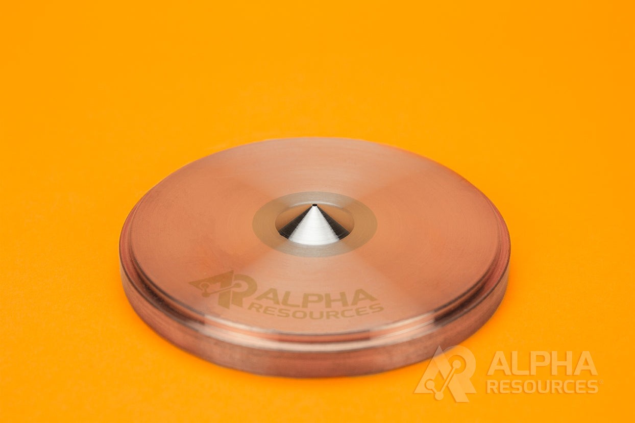 Nickel Sample Cone (Copper Base) for Agilent (7700x/e, 7800, 7900, 8800, 8900) - Alpha Resources part AR95011 (replaces Agilent Technologies G3280-67040)