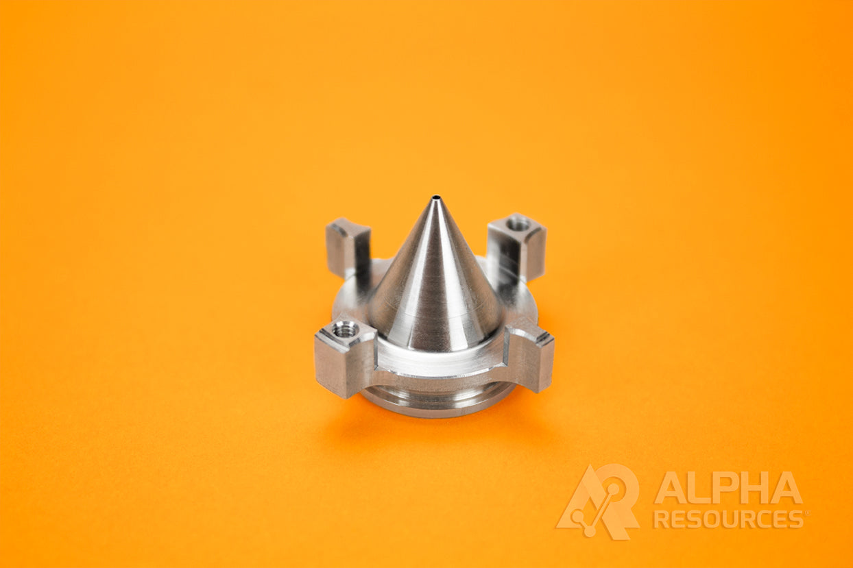 Aluminum Hyper Skimmer Cone for Perkn Elmer (NexION 300, 350, 1000, and 2000) - Alpha Resources part AR96007 (replaces PerkinElmer W103-3995)