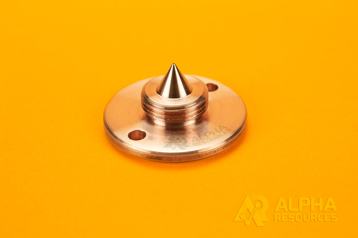 Copper Skimmer Cone for Shimadzu (ICPMS-2030 and ICPMS-2030JF) - Alpha Resources part AR99004 (replaces Shimadzu 220-95356-83)