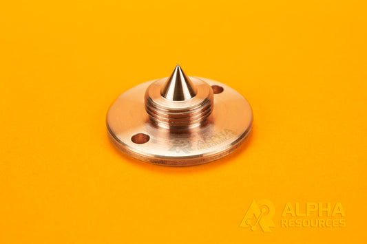 Copper Skimmer Cone for Shimadzu (ICPMS-2030 and ICPMS-2030JF) - Alpha Resources part AR99004 (replaces Shimadzu 220-95356-83)