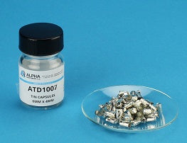 Pressed Tin Capsule (H=6mm, D=4mm) - Alpha Resources part ATD1007
