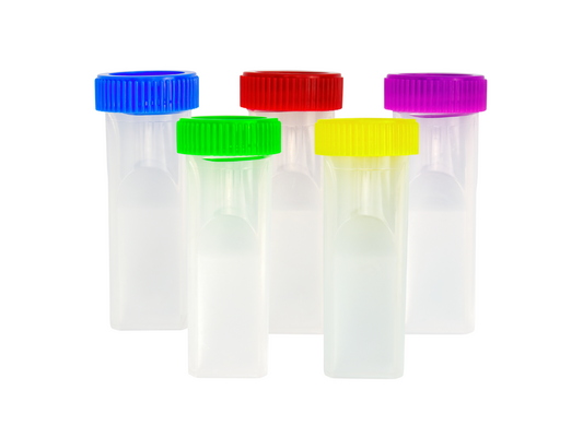Caplugs® Evergreen 2405400X8KE1 Slide-Fix™ PAP Jars Assorted Caps PPC MADE IN USA