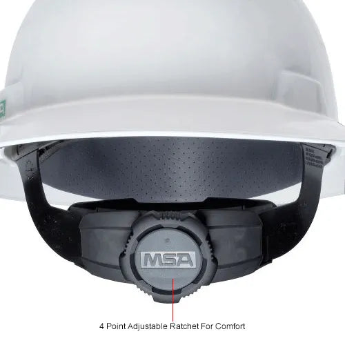 MSA V-Gard hard hat suspension detail