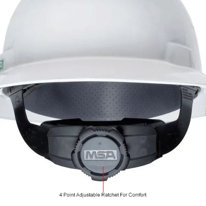 MSA V-Gard hard hat suspension detail