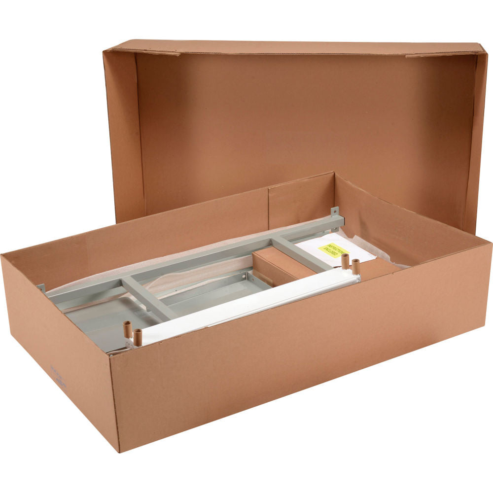 Global Industrial Bench-In-A-Box Packing Workbench, ESD Laminate T-Mold Edge, 60"W x 30"D