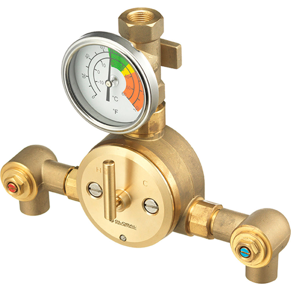 Global Industrial B3186064 Emergency Thermostatic Mixing Valve — view 5