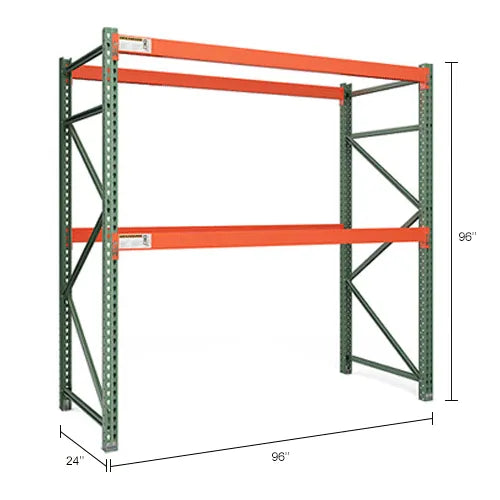 Bolted Teardrop Pallet Rack Starter Kit | Warehouse Storage 796572NA