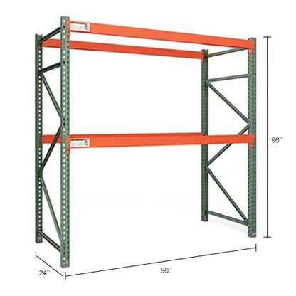 Bolted Teardrop Pallet Rack Starter Kit | Warehouse Storage 796572NA