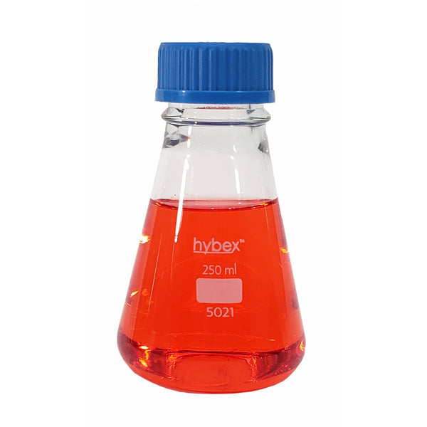 Benchmark Scientific hybex Erlenmeyer Flask with GL45 Screw Cap B3220 Series