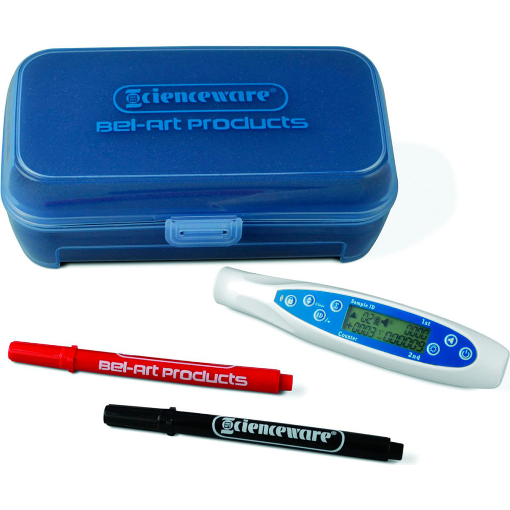 Bel-Art F37862-0002 hand-held colony counter with markers and case